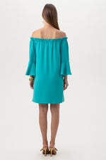 Trina turk off the shoulder dress hotsell