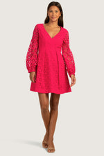GRAZIA DRESS in PASSION PINK PINK
