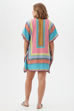 OCOTILLO GEO THEODORA CAFTAN DRESS in MULTI additional image 1