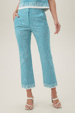 LULU PANT in BLUE BAYOU WHITEWASH additional image 4