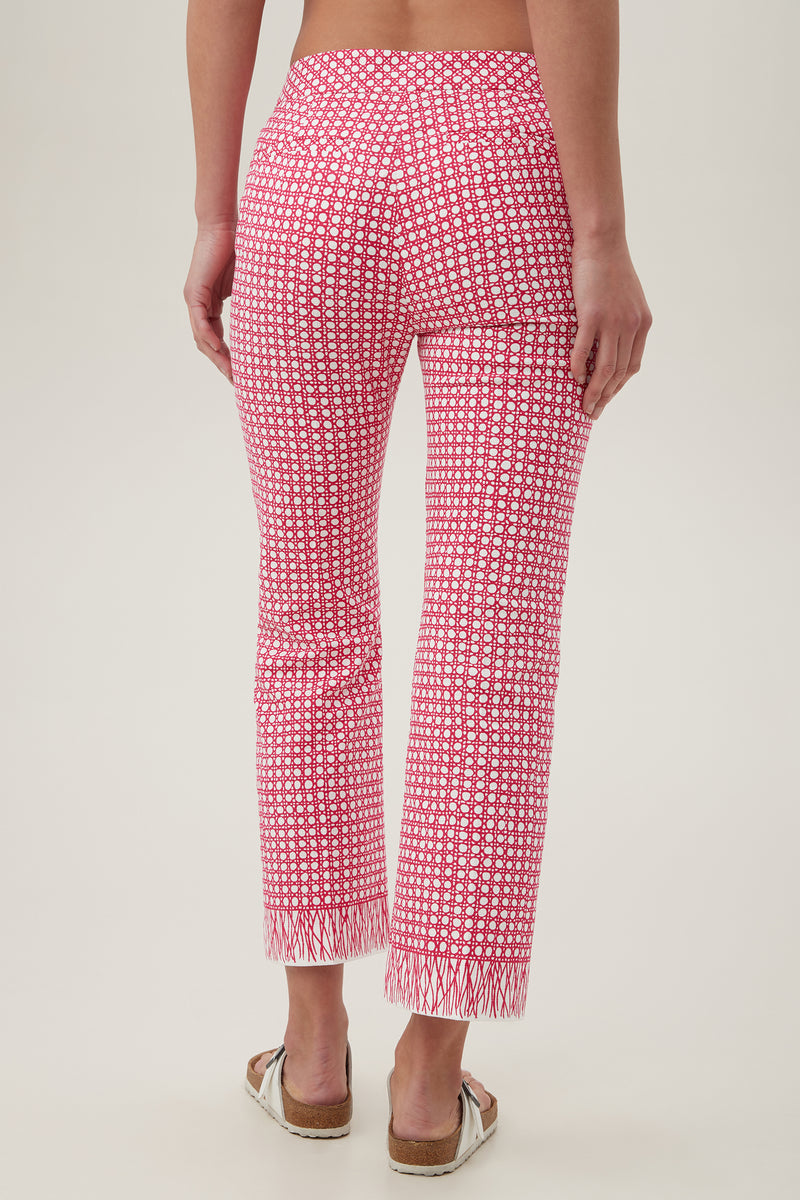 LULU PANT in PASSION PINK/WHITEWASH additional image 1