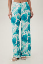 LONG WEEKEND PANT in TRANQUIL TURQUOISE additional image 4