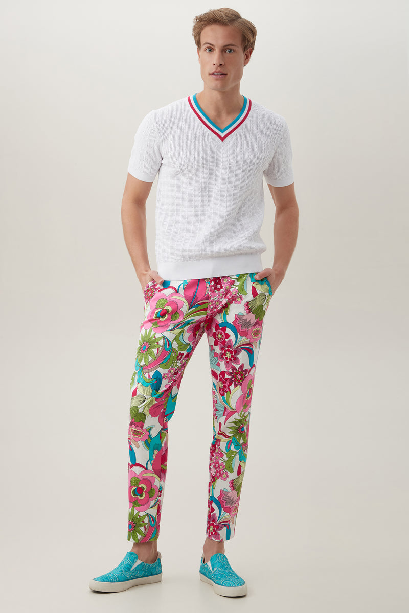 CLYDE SLIM TROUSER in MULTI additional image 2