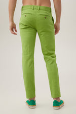 CLYDE SLIM TROUSER in GREEN additional image 1