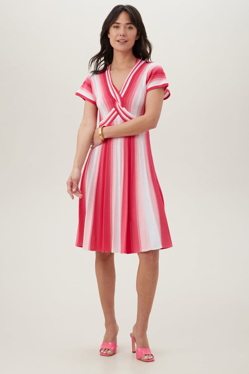 BONET DRESS in PASSION PINK PINK additional image 2