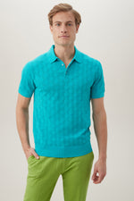RINGOLD SHORT SLEEVE POLO in TRANQUIL TURQUOISE additional image 1