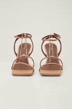 ALOHAS STRAPS CHAIN CAMEL HEELED SANDAL in CAMEL NEUTRAL additional image 2
