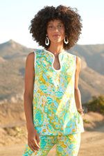 LANDSCAPE TUNIC in CLEARWATER MULTI