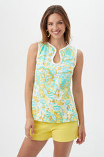 LANDSCAPE TUNIC in CLEARWATER MULTI additional image 1