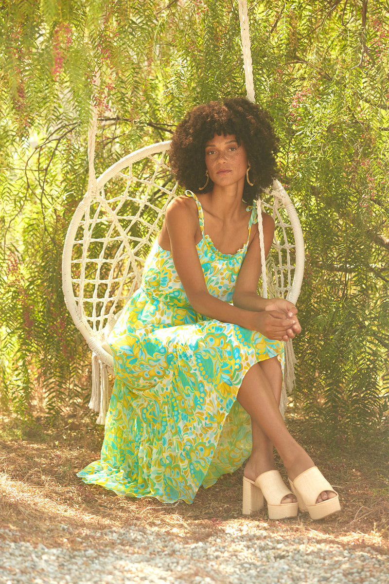 HONEST DRESS in CLEARWATER MULTI additional image 1