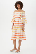 DESIRE DRESS in ORANGE POP MULTI additional image 3