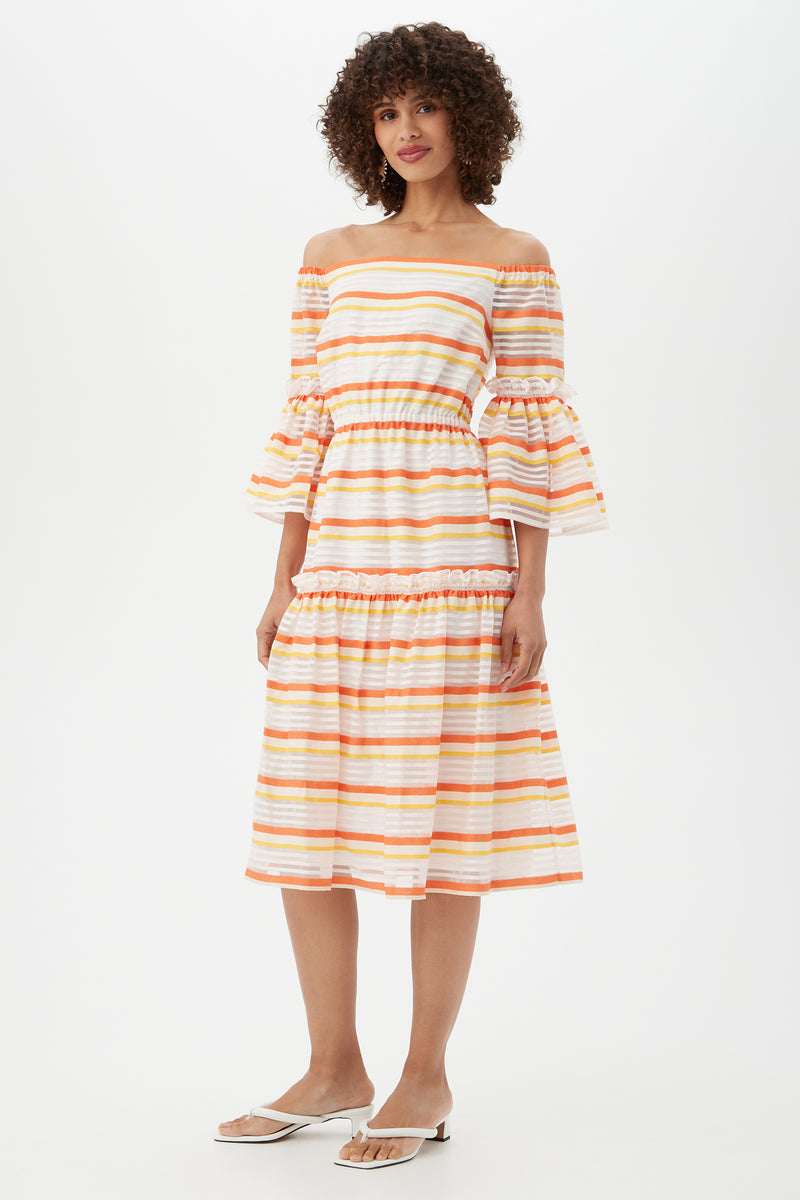 DESIRE DRESS in ORANGE POP MULTI additional image 3