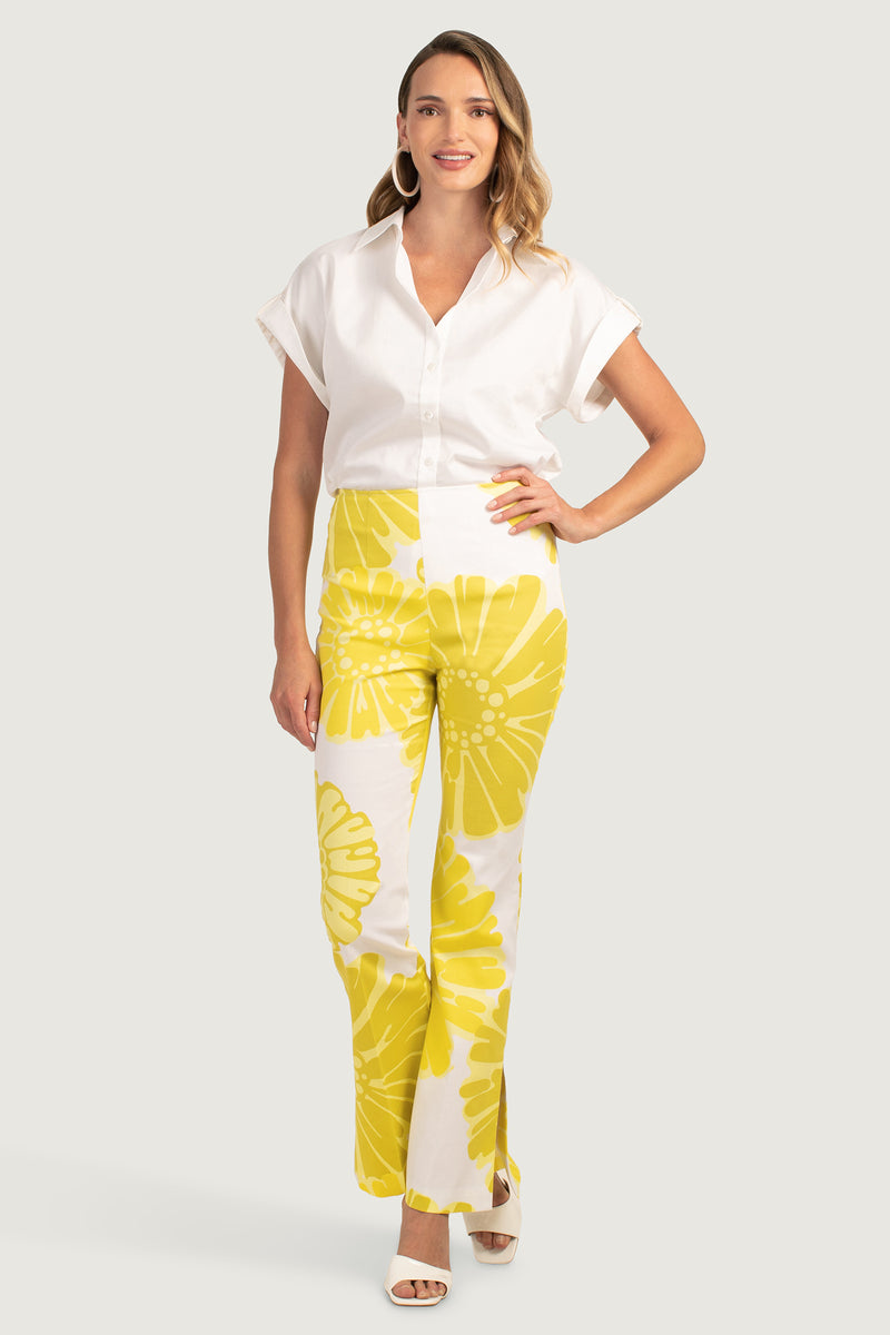 BYRONY PANT in DAISY/WHITEWASH additional image 2