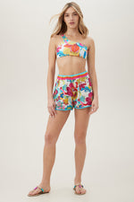 FONTAINE FRINGE SWIM COVER-UP SHORT in MULTI additional image 3