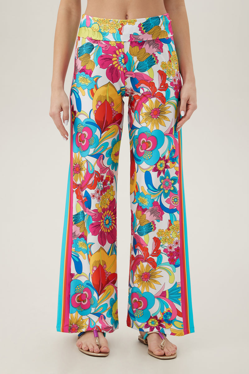FONTAINE SWIM COVER-UP PANT in MULTI