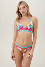 FONTAINE REVERSIBLE HALTER TOP in MULTI