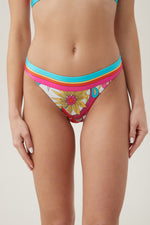 FONTAINE BANDED HIPSTER SWIM BOTTOM in MULTI