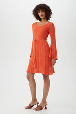 GLORIA DRESS in ORANGE POP ORANGE additional image 9