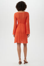 GLORIA DRESS in ORANGE POP ORANGE additional image 8