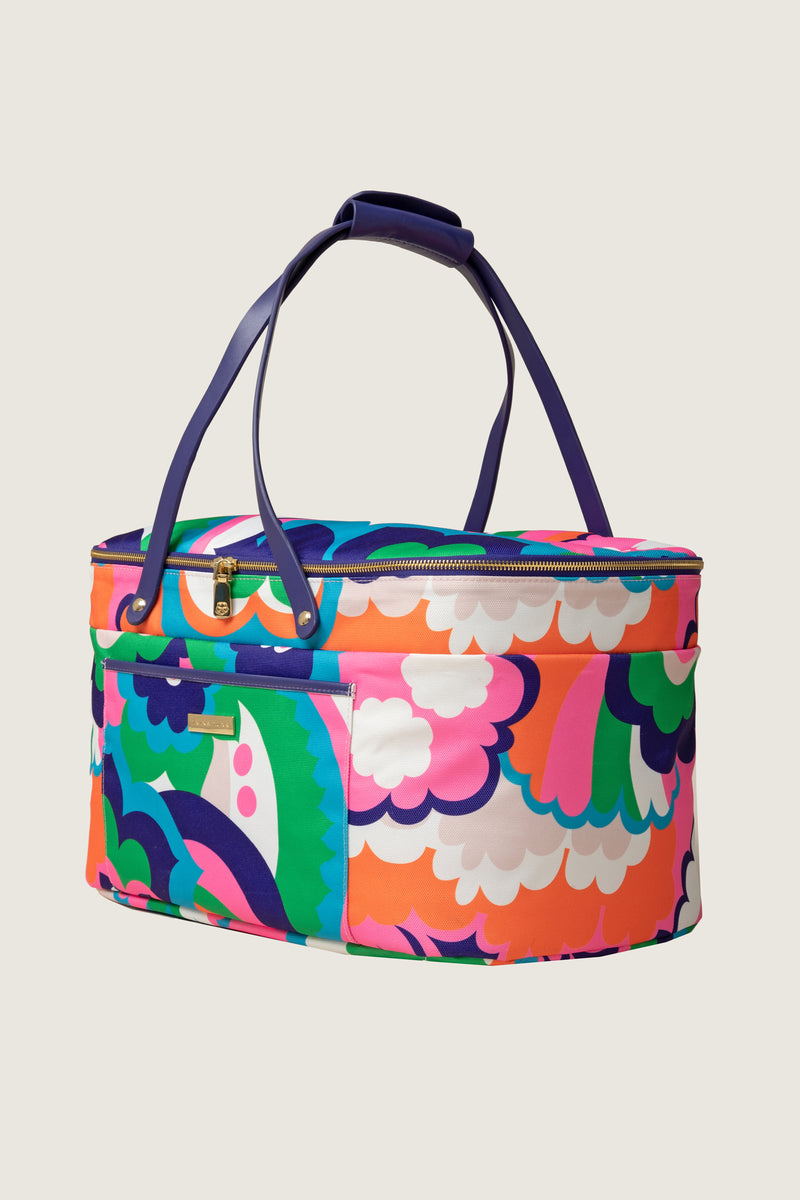 FLORAL CLOUD PICNIC TOTE in MULTI additional image 3
