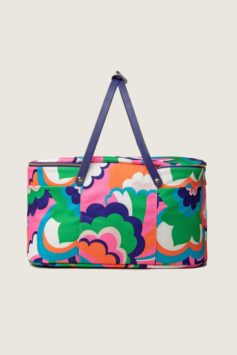 GWP FLORAL CLOUD PICNIC TOTE in MULTI additional image 2