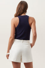 CONTINENTAL TANK TOP in INDIGO additional image 4