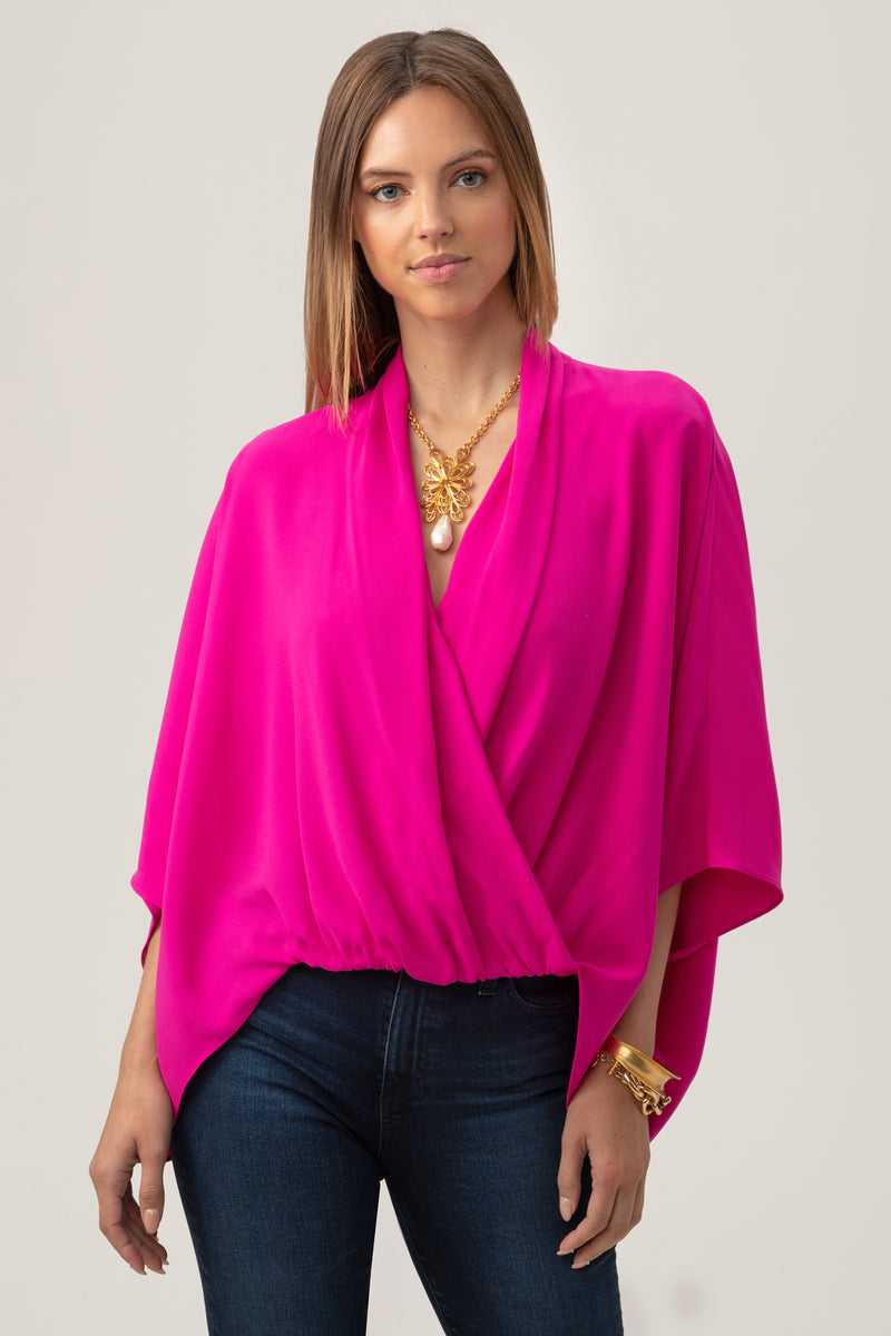 CONCOURSE TOP in SUNSET PINK