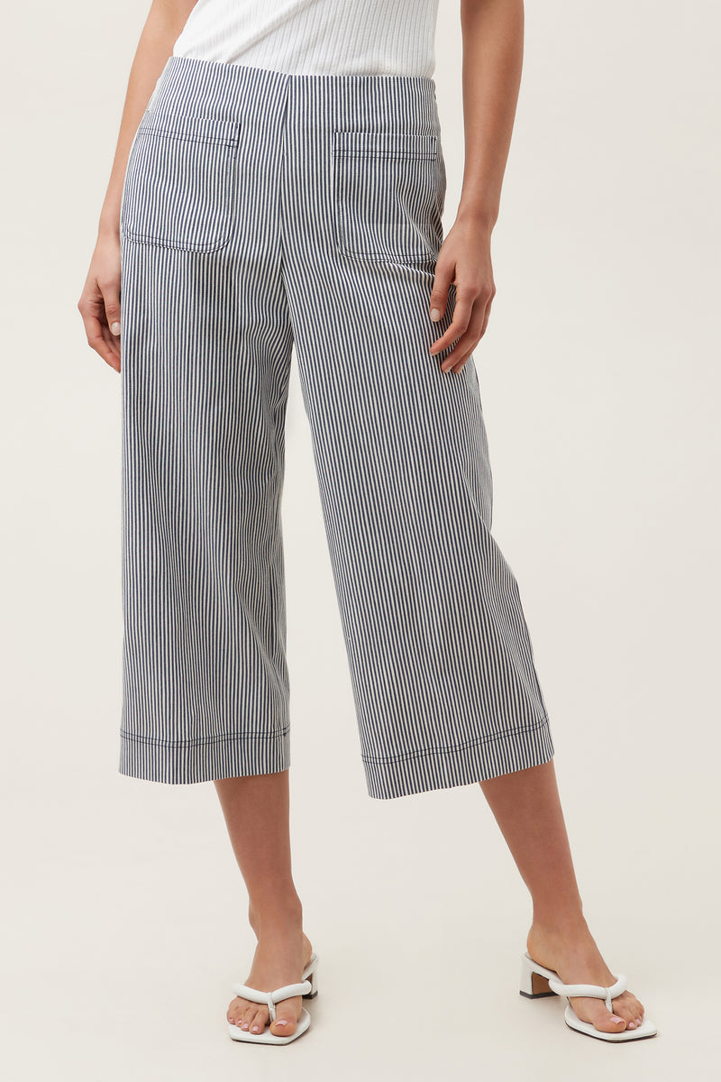 FORTUNATE PANT in WHITEWASH/INDIGO