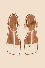 PALM SPRINGS T STRAP SANDAL in WHITE additional image 1