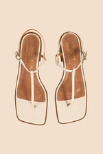 PALM SPRINGS T-STRAP SANDAL in WHITE additional image 5