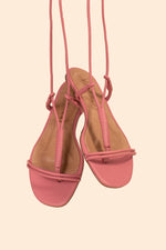 NAIROBI T-STRAP SANDAL in HYPER PINK RED additional image 3