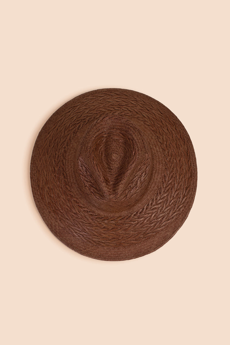 FREYA REDWOOD HAT in MAHOGANY BROWN additional image 1