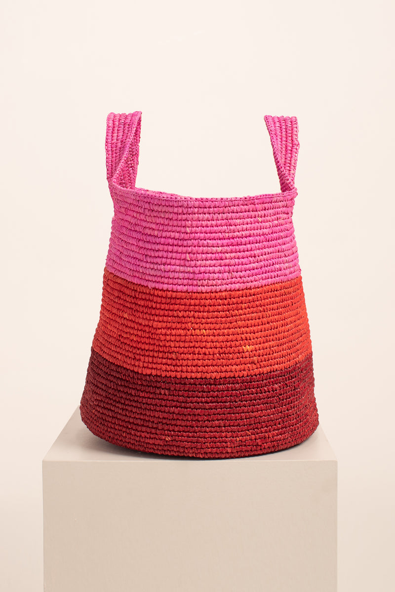 SENSI STUDIO STRIPE BOLSO TOTE in PINK additional image 1