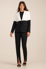 MIRA JACKET in WINTER WHITE/BLACK