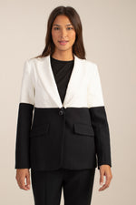 MIRA JACKET in WINTER WHITE/BLACK additional image 1