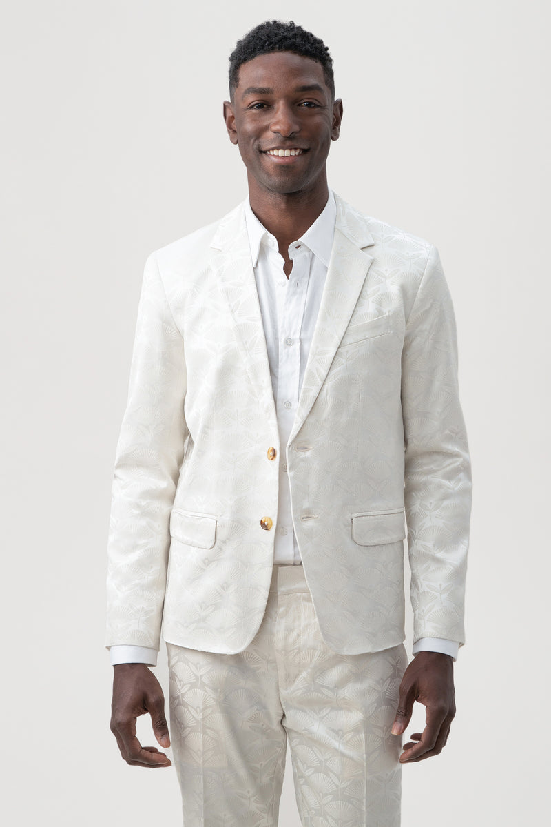 THURSTON BLAZER in PARCHMENT WHITE additional image 1