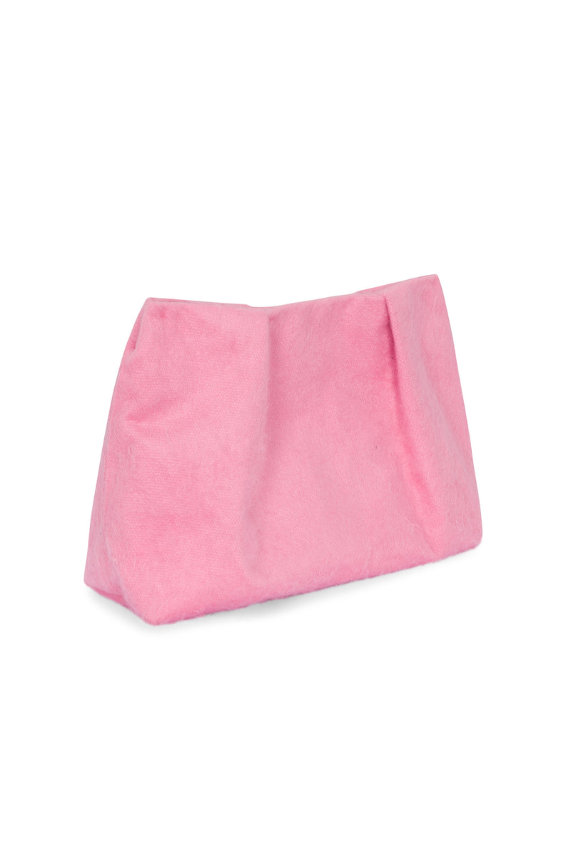 SENSI STUDIO WOOL POUCH in PINK additional image 3