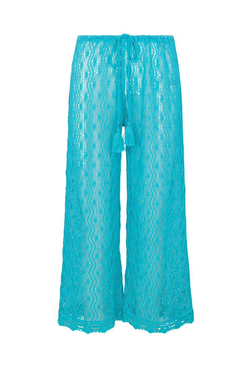 WHIM CROCHET CROP PANT in ATMOSPHERE additional image 1
