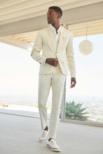 THURSTON BLAZER in PARCHMENT WHITE