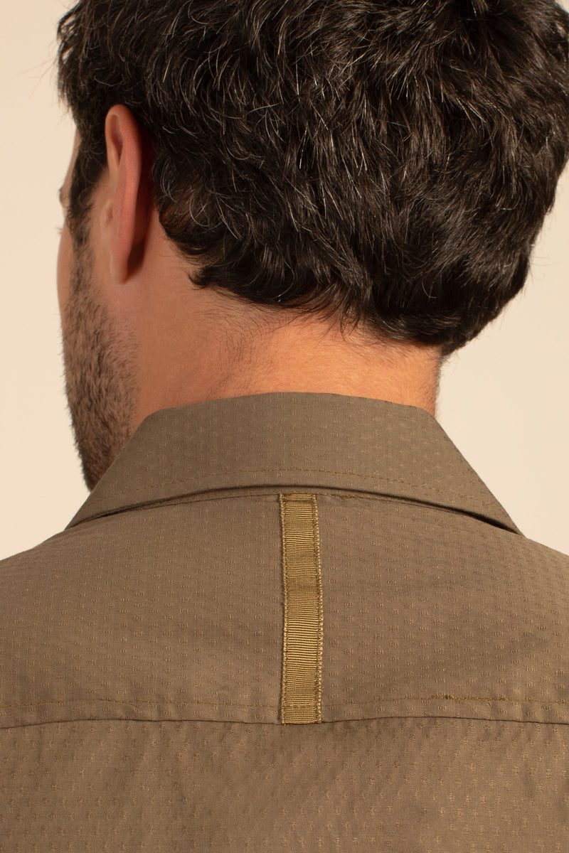 AARON SHIRT in OLIVE additional image 2