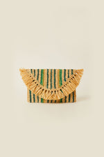 TAHITI CLUTCH in LEAF GREEN