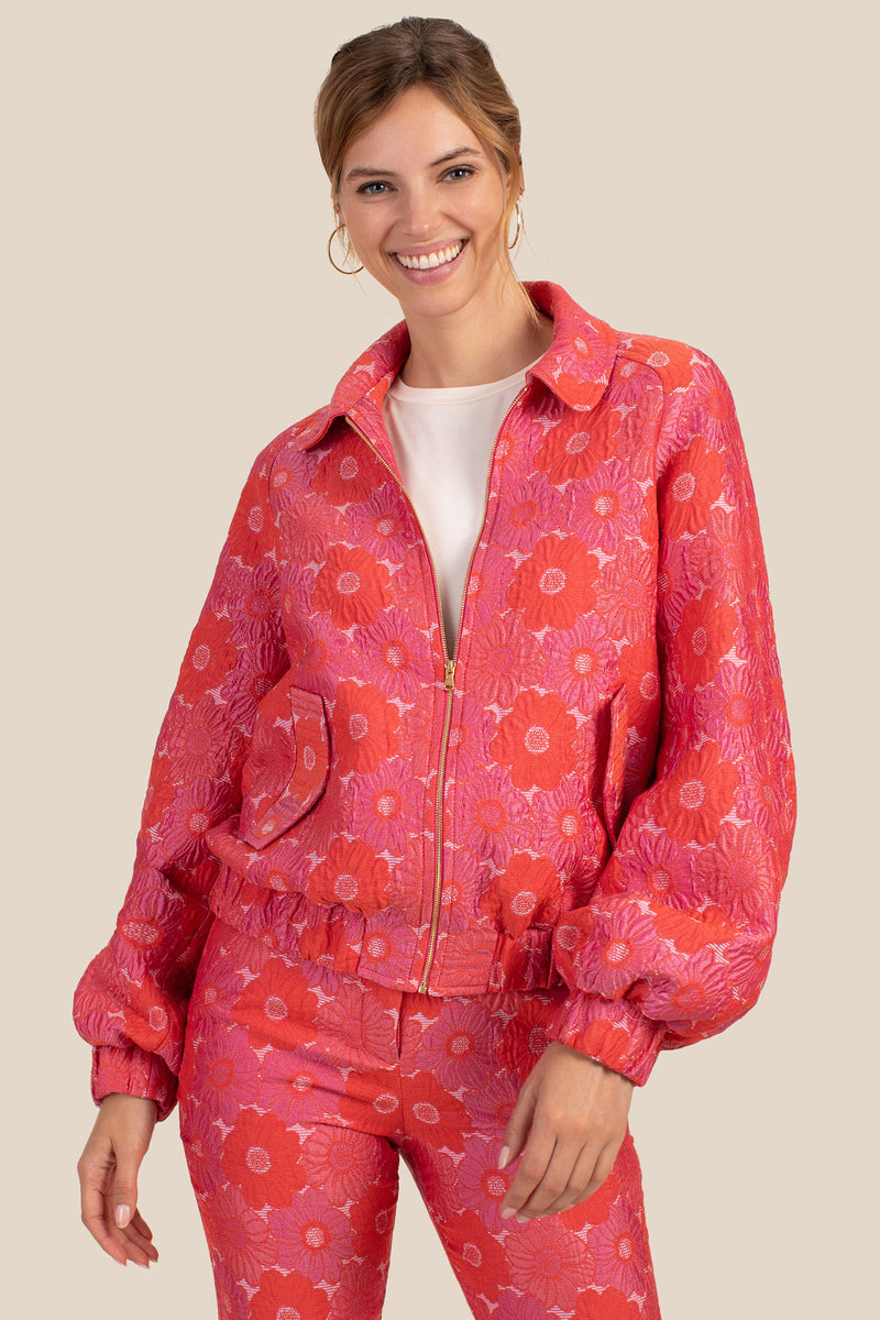 MELODIOUS JACKET in ROJO MULTI