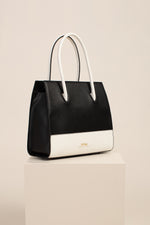 SAN JUAN COLORBLOCK TOTE in BLACK/WINTER WHITE additional image 1