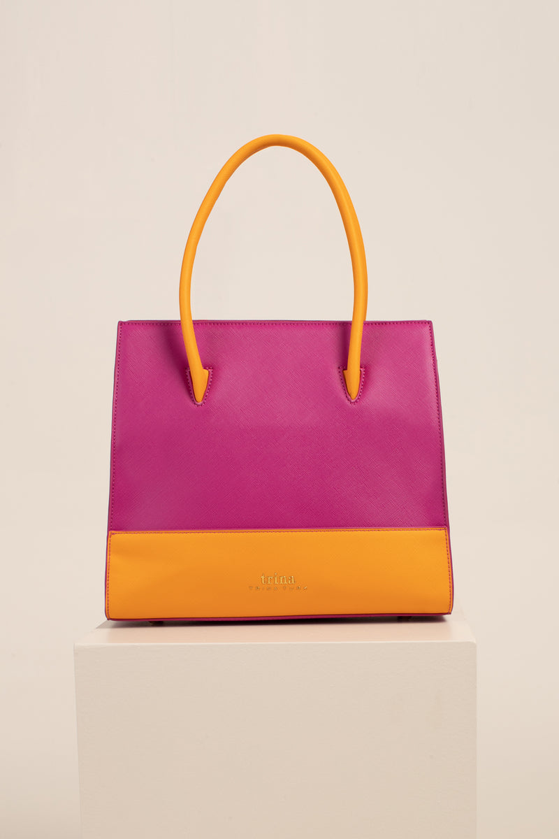 SAN JUAN COLORBLOCK TOTE in TRINA PINK additional image 3