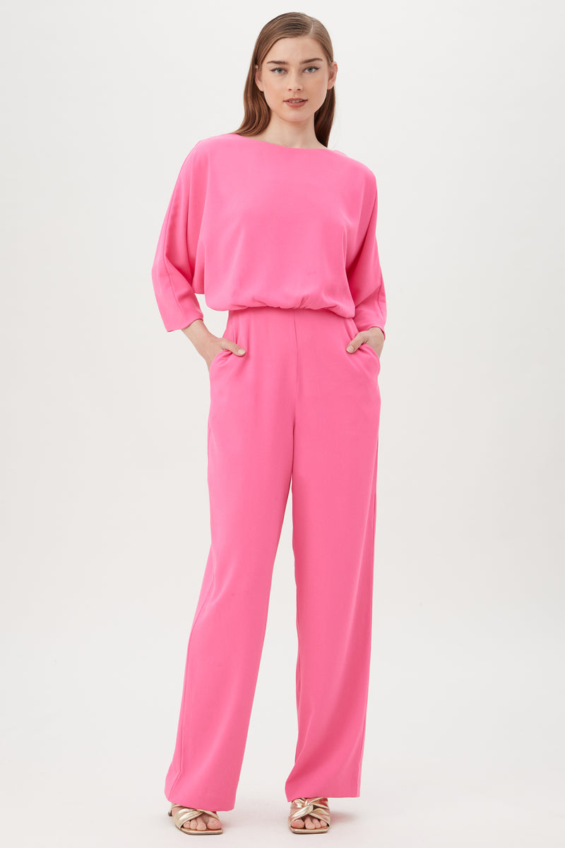 Trina turk hot online pink jumpsuit